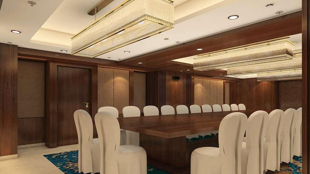 Hotel Radisson Blu Towers Kaushambi Delhi Ncr Ghaziabad Facilidades foto The interior of the meeting room